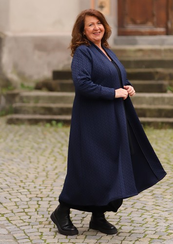Magna lagenlook sweat mantel - lagenlook,