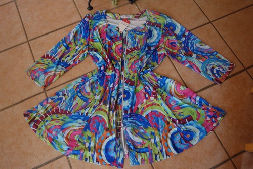Magna zip tunika jacke bluse - tunika,