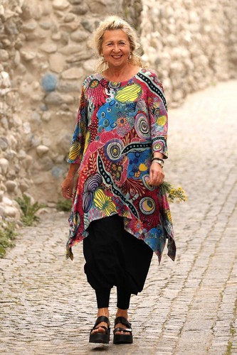 Magna lagenlook tunika shirt - lagenlook,
